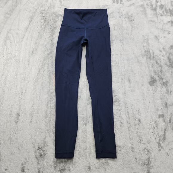 Lululemon Wunder Under High-Rise 25" Full-On Luxtreme Womens 2 True Navy Blue - Picture 1 of 10